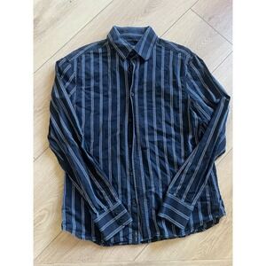 AX Armani Exchange Men's Striped Long Sleeve Button Down Shirt Size M